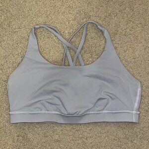 Lulu lemon Strappy Bra, Lavender/Grey Color, Size 12